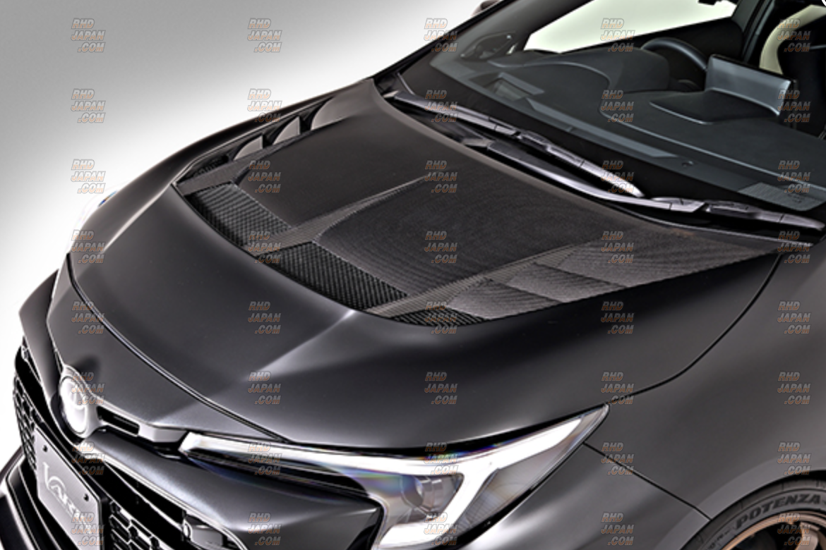Varis Arising-I Cooling Bonnet Hood Carbon+ - GR Corolla